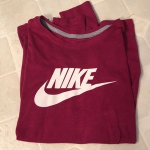 NIKE Magenta Long Sleeve